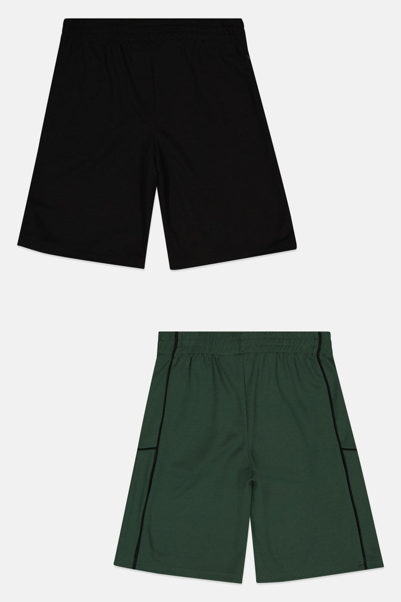 Body Glove Kids Boy 2 Piece Sportswear Fit Training Shorts, Multicolor - Image 3